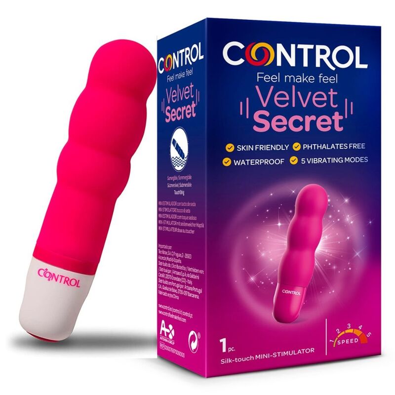 Mini vibromasseur clitoridien CONTROL Velvet Secret