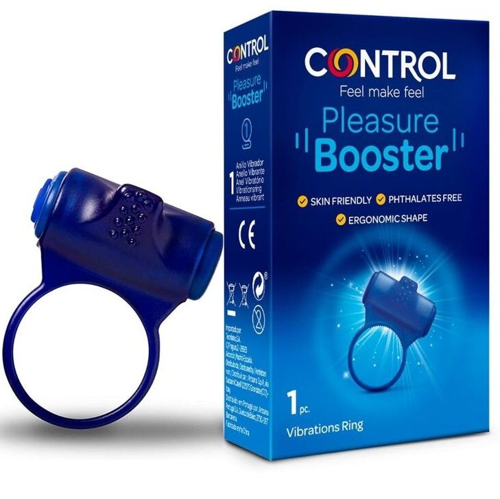 CONTROL Pleasure Booster, anneau pénien vibrant