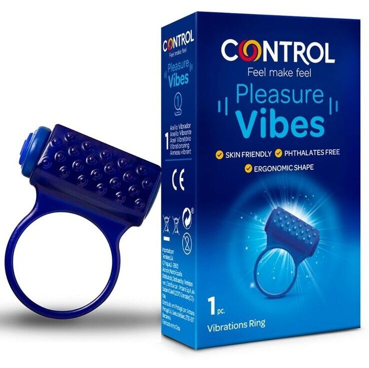 Anneau pénien vibrant Control Pleasure Vibes