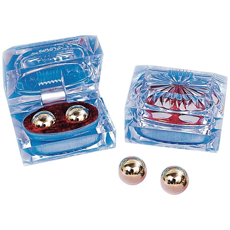 Seven Creations Ben Wa Gold Balls, boules de geisha dorées