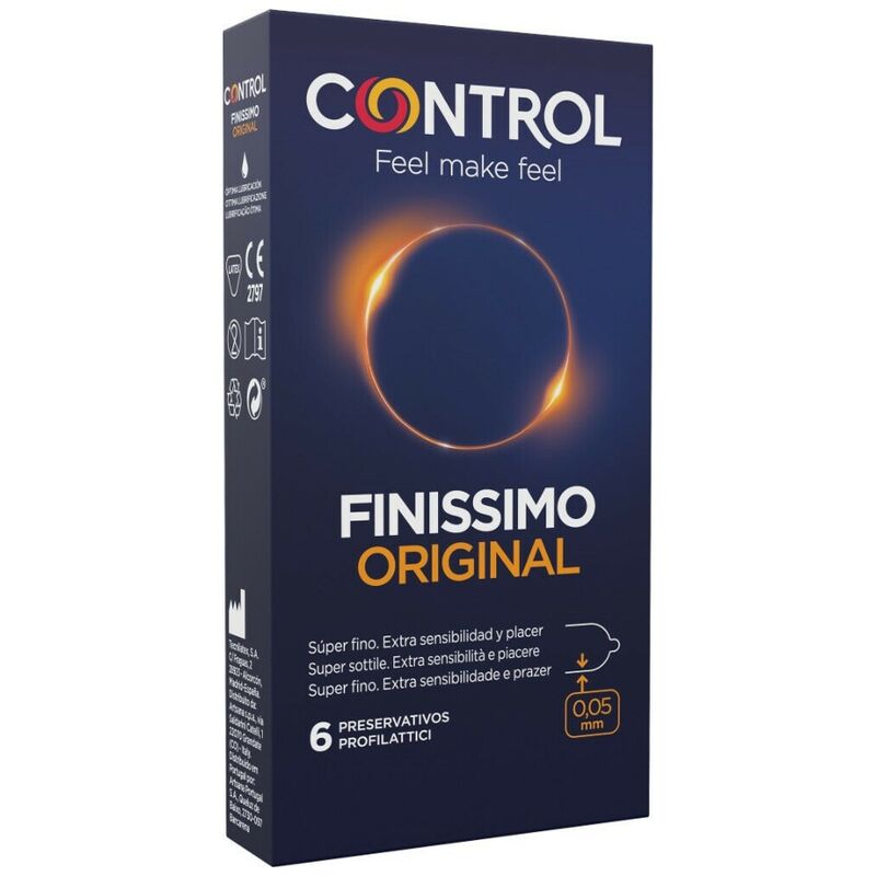 Préservatifs fins CONTROL Finissimo Original, 6 unités