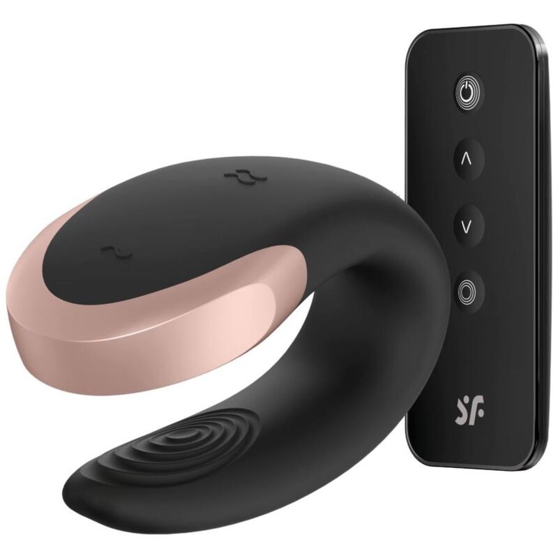 Vibromasseur Satisfyer Double Love Luxury avec télécommande