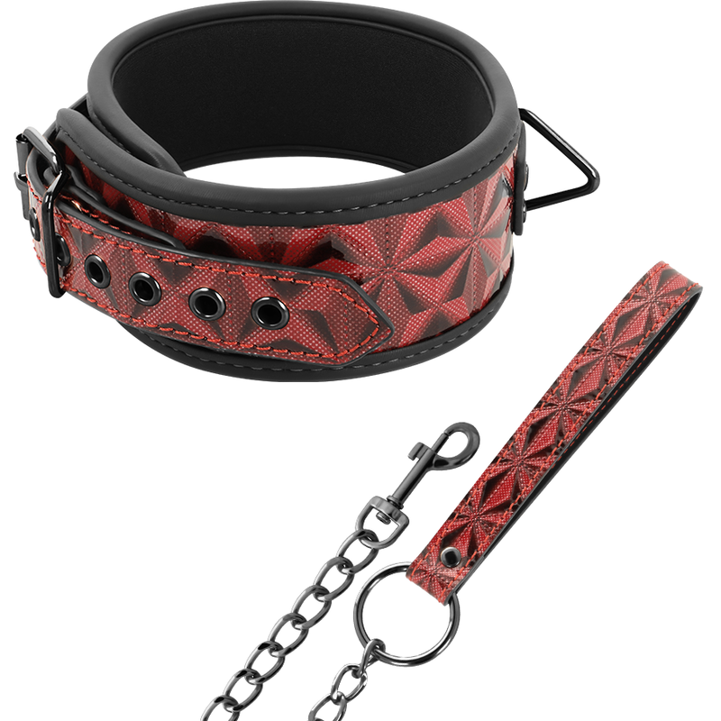 Collier BDSM BEGME Red Edition avec doublure en néoprène