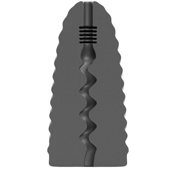 Masturbateur ALL BLACK Loop Model 1, 17 cm