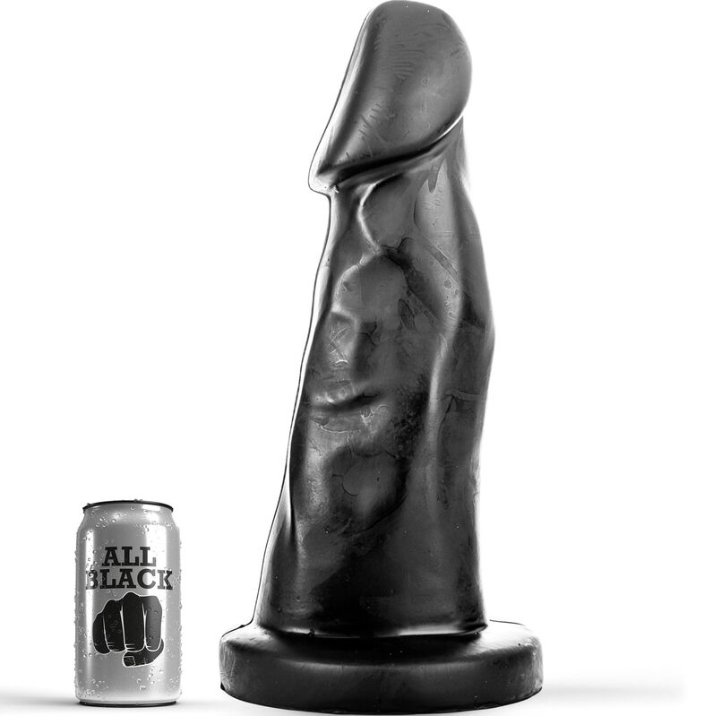 All Black Godmiche 27 Cm