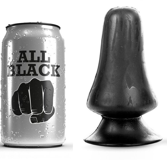Plug anal ALL BLACK, 12 cm