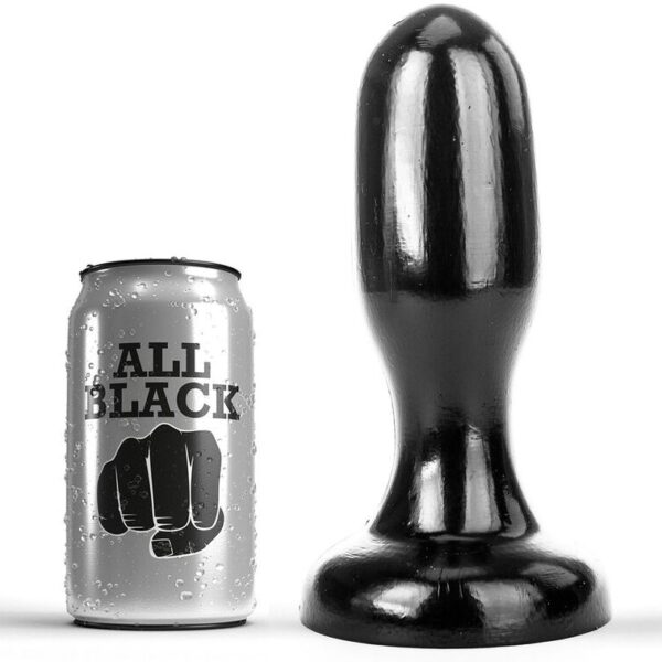 Plug anal ALL BLACK en PVC, 19,5 cm