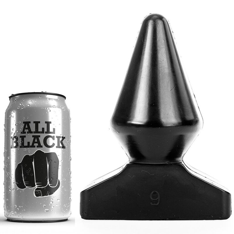 Plug anal ALL BLACK, 18,5 cm