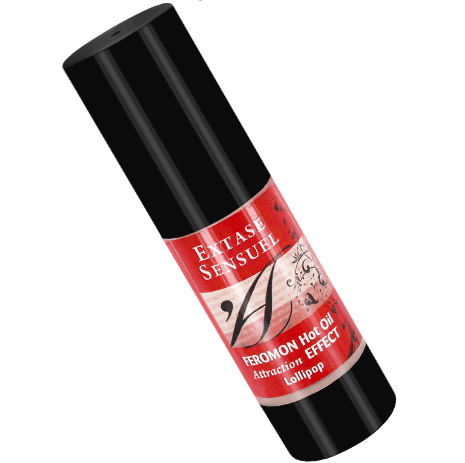 Huile de massage Extase Sensual avec effet chauffant, goût sucette, 30 ml