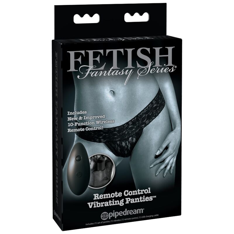 String taille basse FETISH FANTASY Limited Edition avec vibromasseur et télécommande
