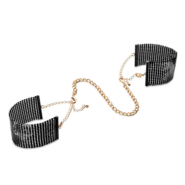 Bijoux Indiscrets Désir Métallique Menottes en maille métallique noire