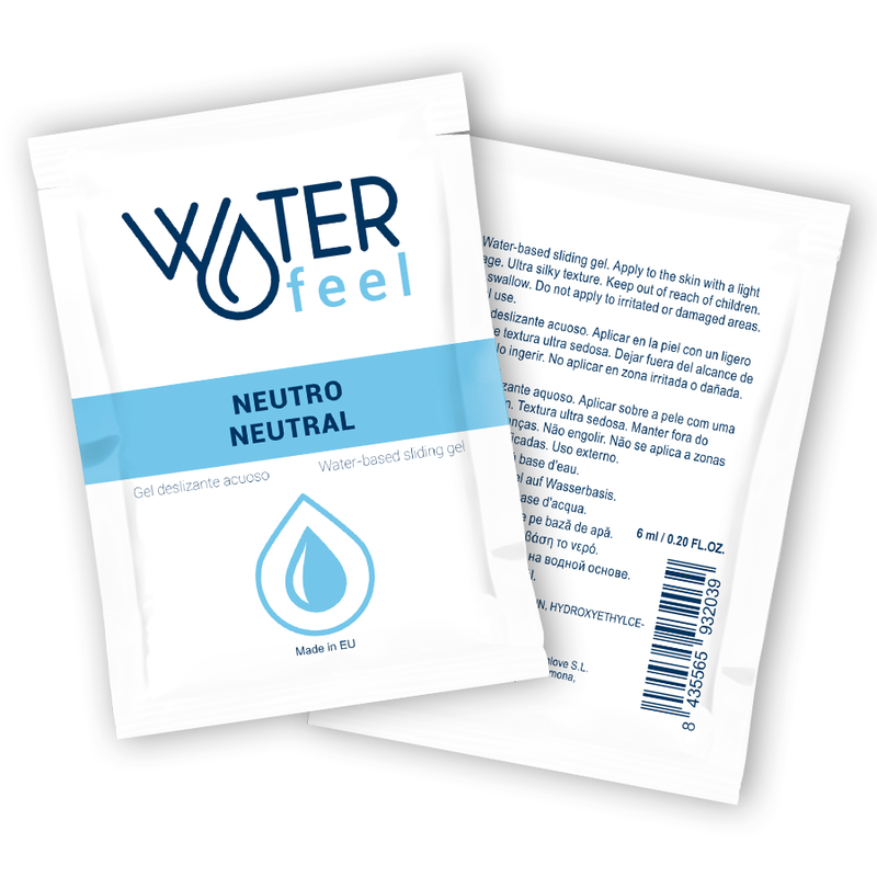 WATERFEEL lubrifiant neutre à base d’eau, 6 ml