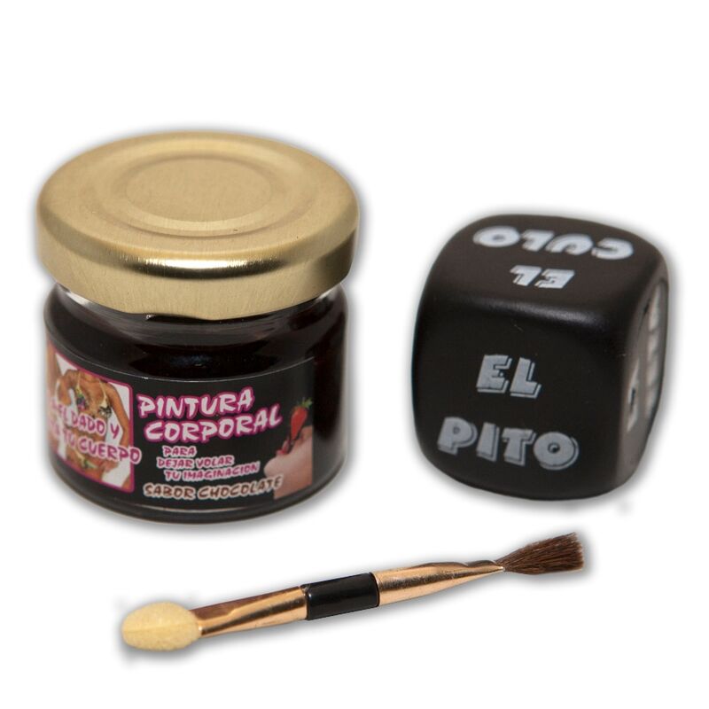 Peinture corporelle comestible Diablo Picante au chocolat