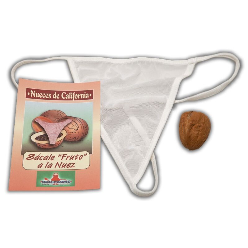 DIABLO PICANTE Noix avec string rouge