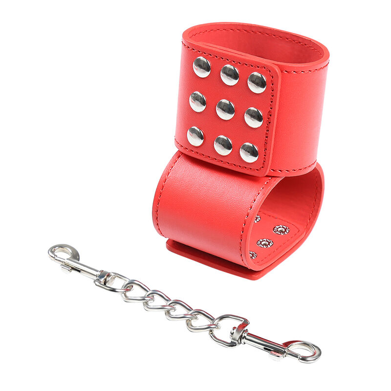 Menottes OHMAMA FETISH à fermeture par boutons-pression