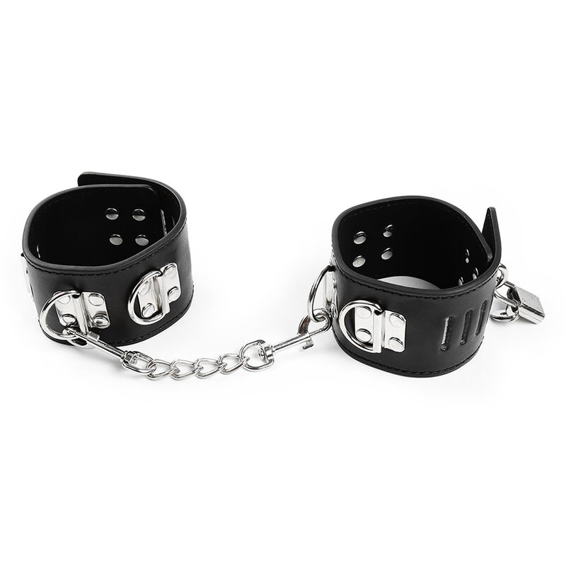 Entraves de chevilles réglables OHMAMA FETISH en PVC et métal