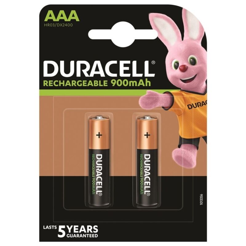 Pile AAA rechargeable 900 mAh NiMH longue durée pour appareils DURACELL