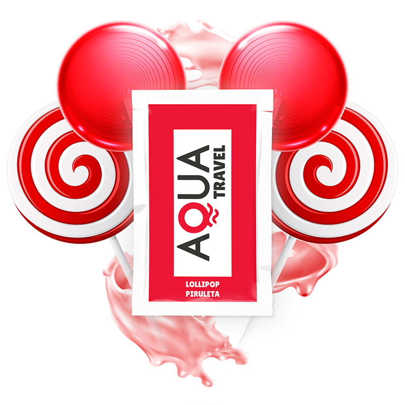 AQUA TRAVEL Lubrifiant goût sucette, 6 ml