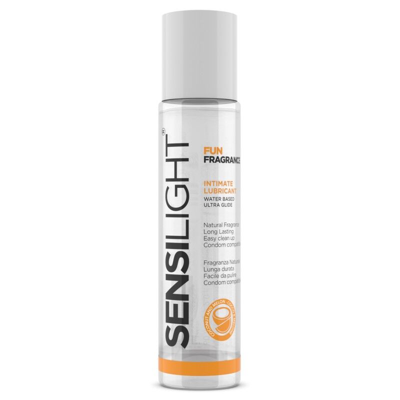 Gel lubrifiant aromatisé IntimateLine Sensilight, coco et melon, 60 ml