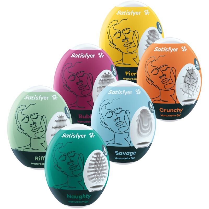 Coffret Satisfyer Eggs, 6 œufs masturbateurs