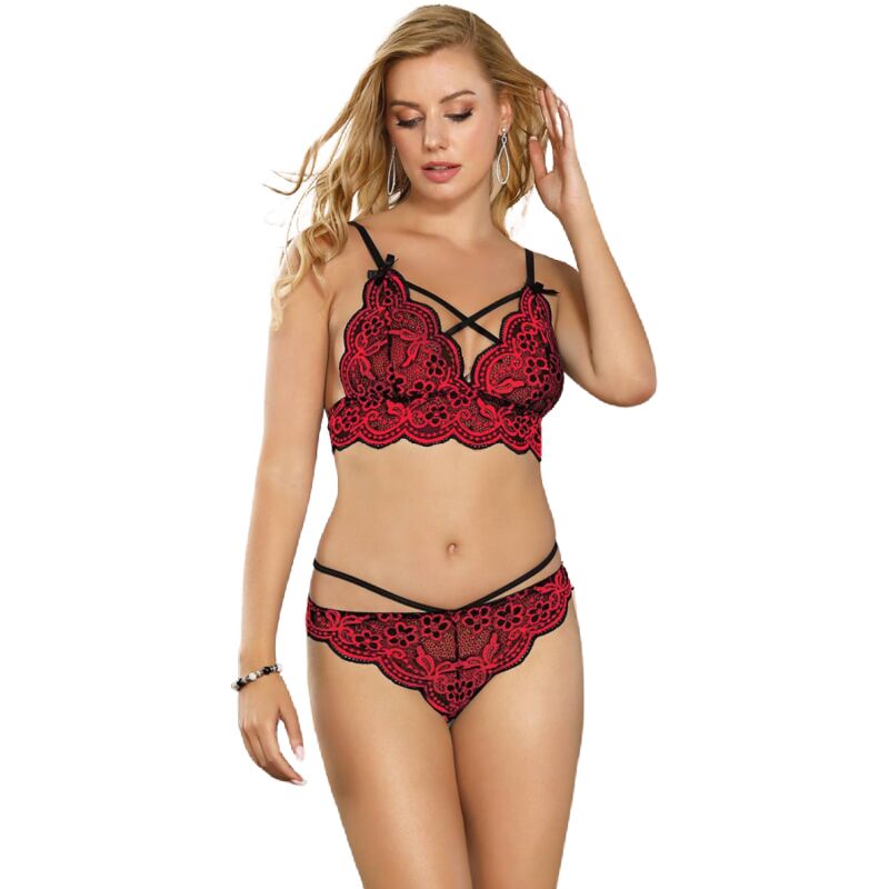 Ensemble de lingerie SUBBLIME avec top en dentelle et string
