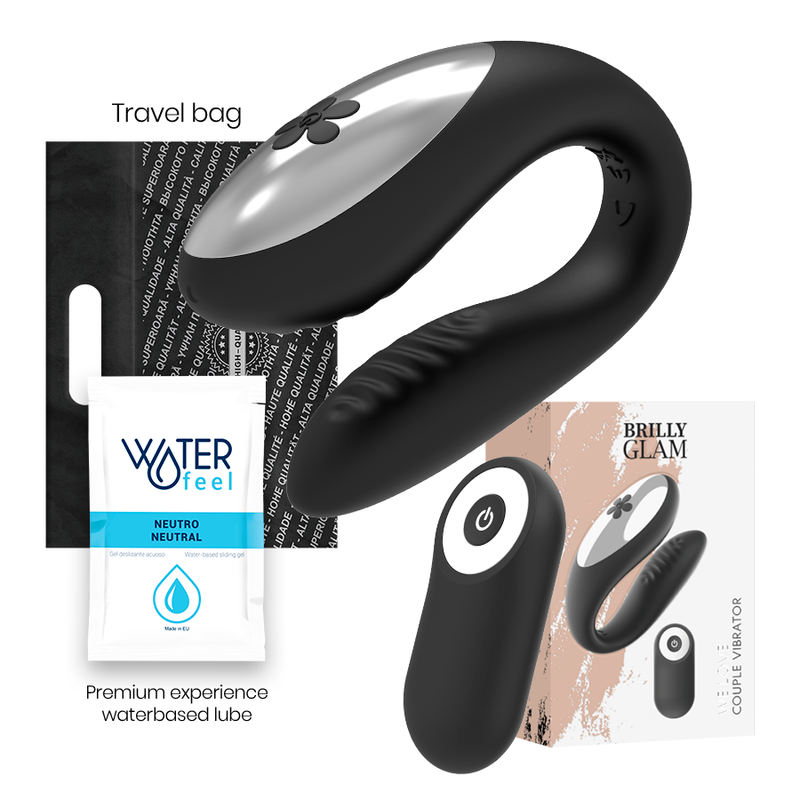 Vibromasseur BRILLY GLAM We Love avec télécommande
