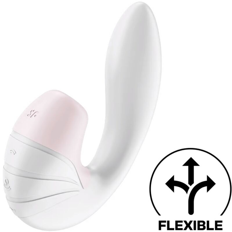 Vibromasseur pour le clitoris et le point G avec ondes de pression d’air, en silicone, étanche SATISFYER