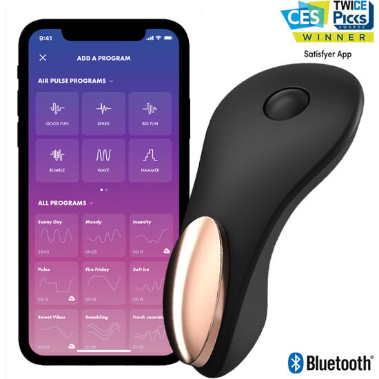 SATISFYER Little Secret, vibromasseur pour culotte avec télécommande