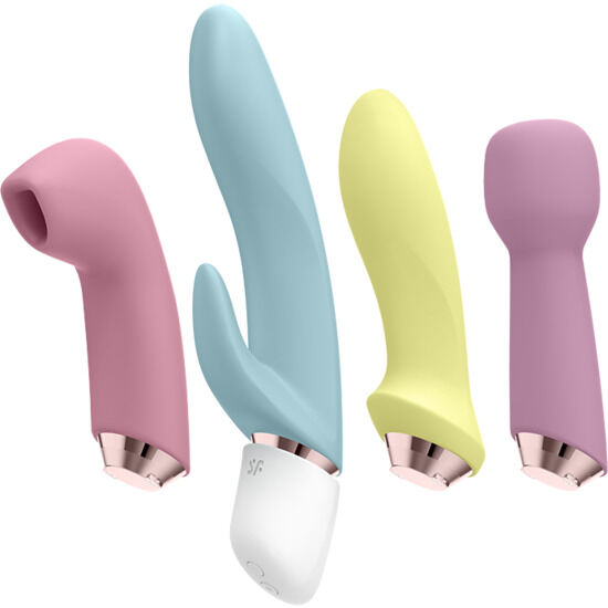 Vibromasseur Satisfyer Marvelous Four avec vibrations et ondes de pression