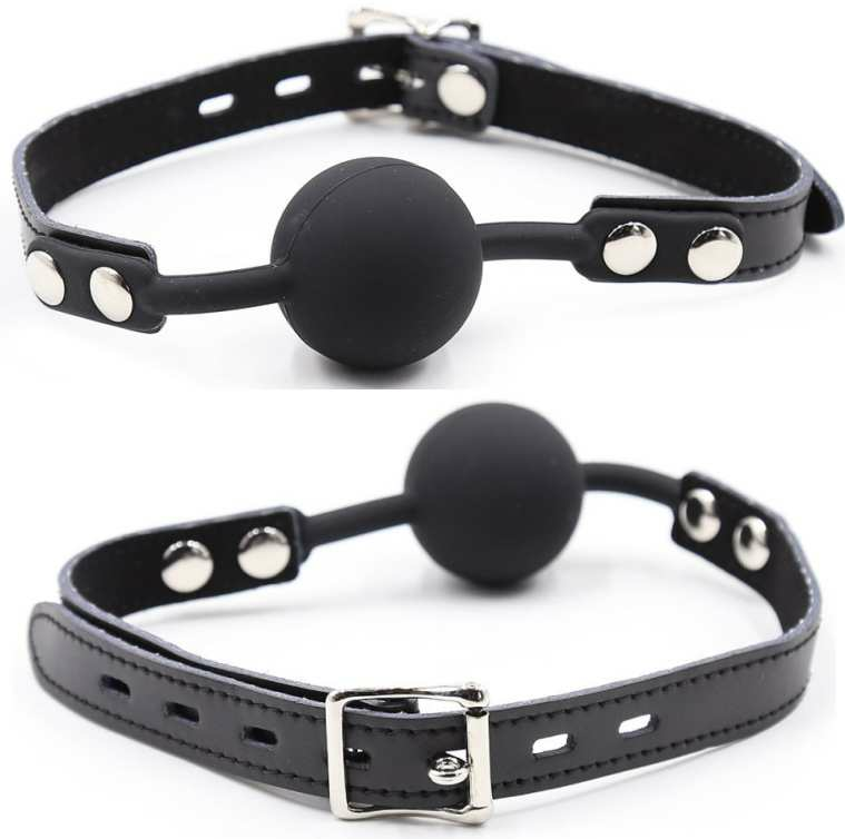 OHMAMA FETISH Bâillon boule en silicone avec sangle réglable