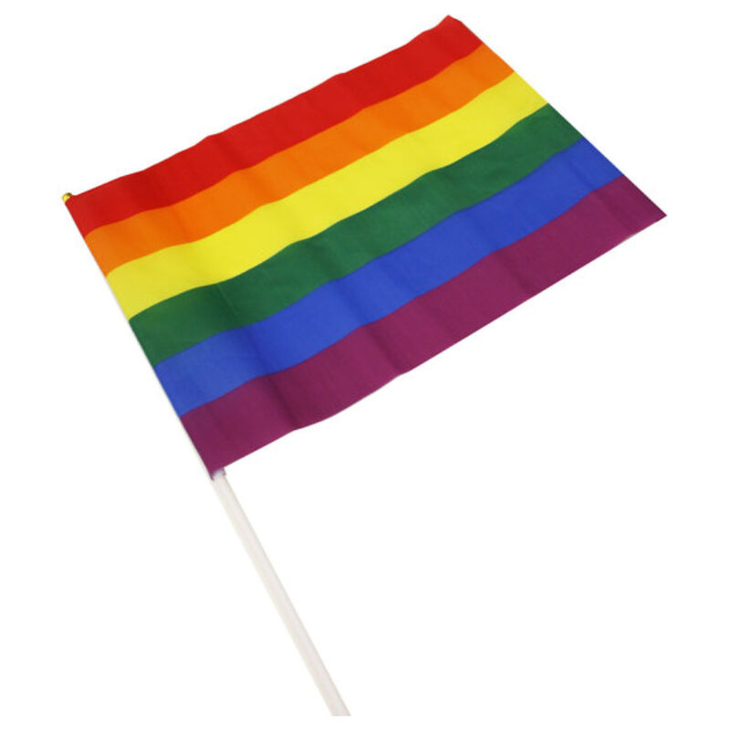 Fanion PRIDE arc-en-ciel, 43 x 31 cm