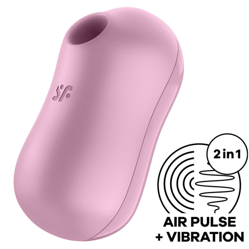 Satisfyer Cotton Candy stimulateur clitoridien à ondes de pression, violet