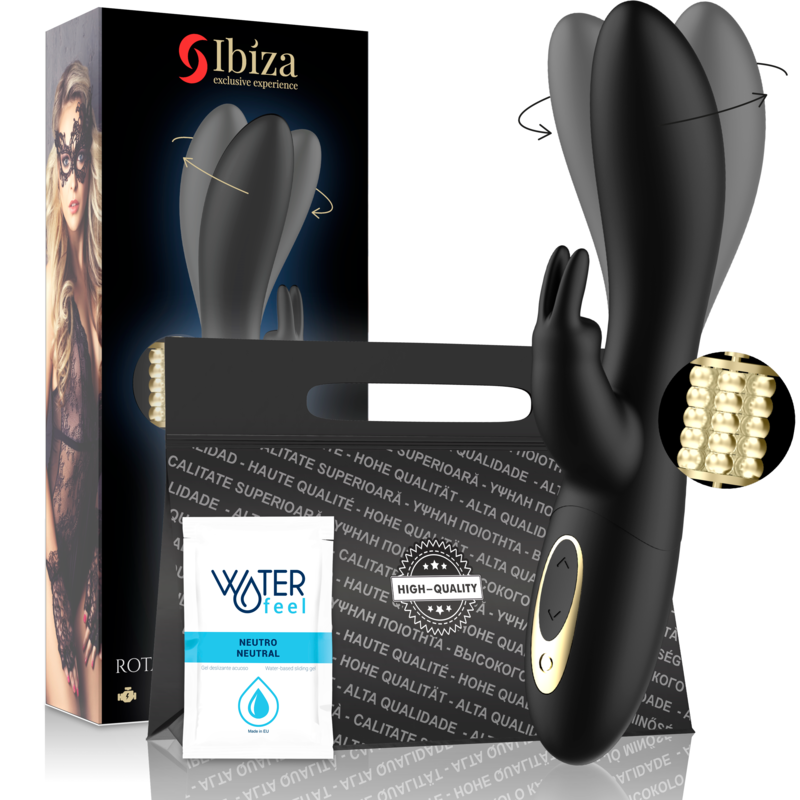 Ibiza Rotateur De Perles Puissant Avec Stimulateur En Forme De Lapin