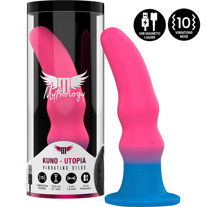 Vibromasseur MYTHOLOGY Kuno Utopia avec télécommande, taille M