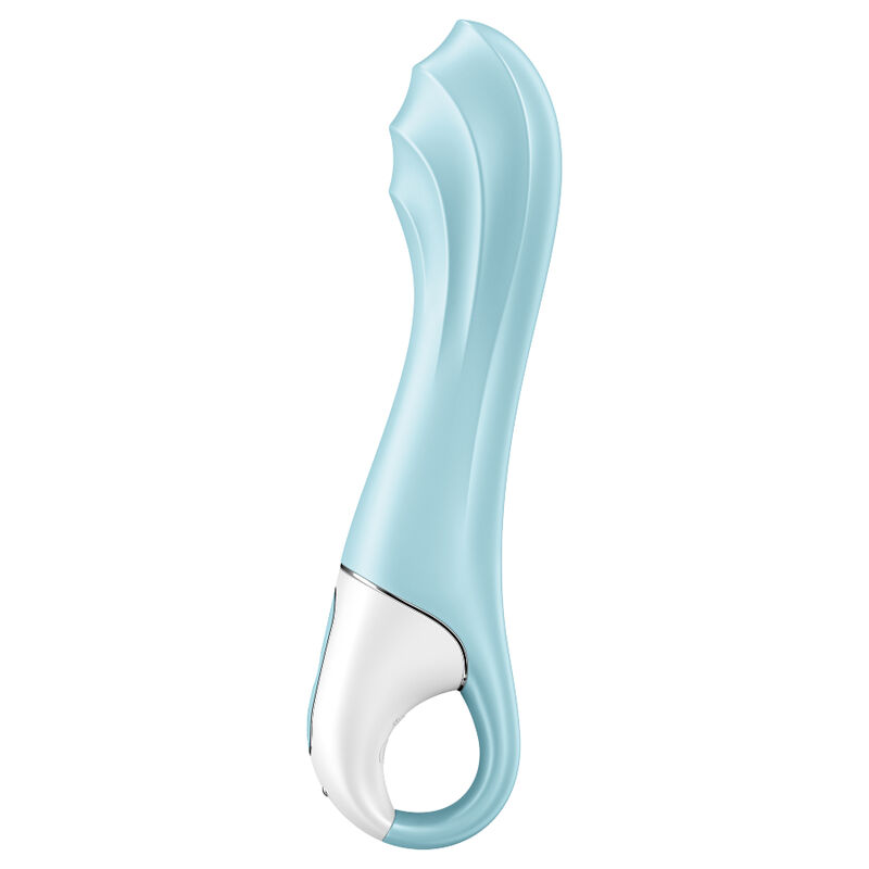 Satisfyer Air Pump Vibrator 5+ : vibromasseur connecté, bleu