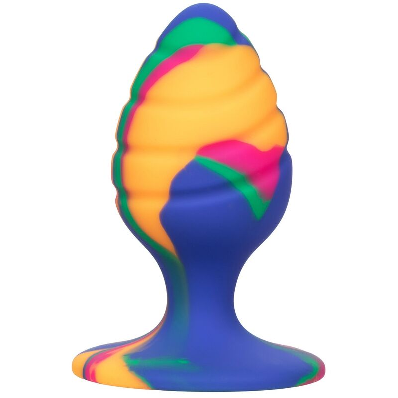 Plug anal en silicone CalExotics Cheeky Medium Swirl