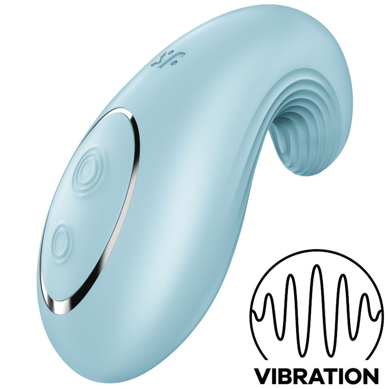 Stimulateur clitoridien à poser, en silicone doux, avec 12 modes de vibration SATISFYER