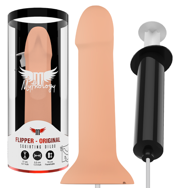 Gode MYTHOLOGY Flipper Original avec fonction éjaculation, taille M