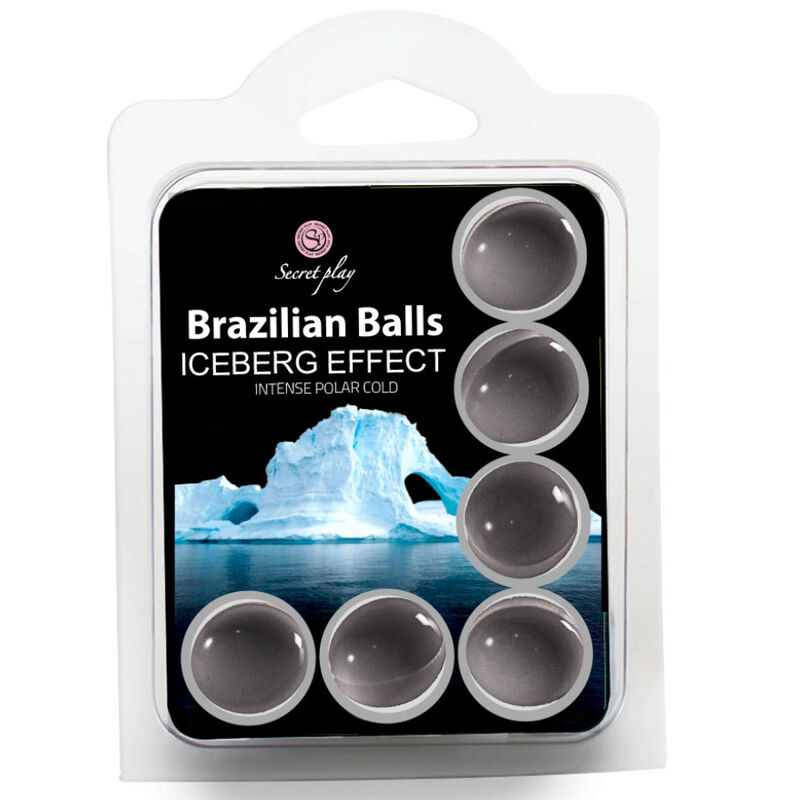 Secret Play Brazilian Balls Iceberg Effect, 6 billes d’huile de massage