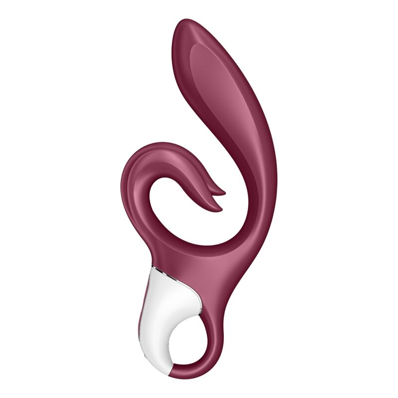 Vibromasseur rabbit pour point G à double stimulation, au toucher silicone SATISFYER