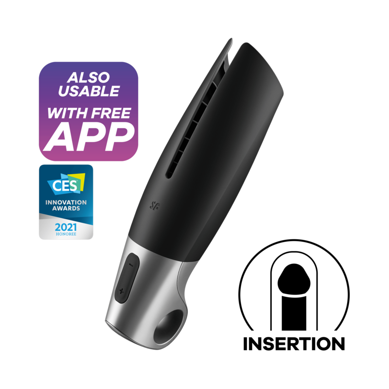 Masturbateur Satisfyer Power avec 14 modes de vibration