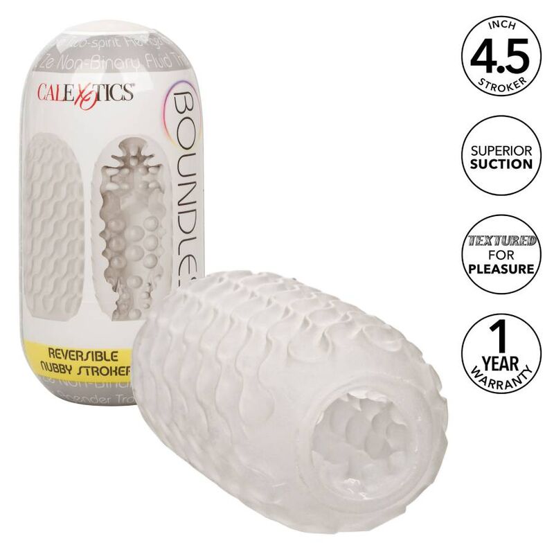 CalExotics Reversible Nubby Stroker, masturbateur réversible