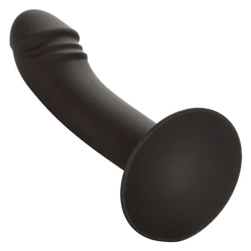 CalExotics Curved Anal Stud, plug anal en silicone avec ventouse
