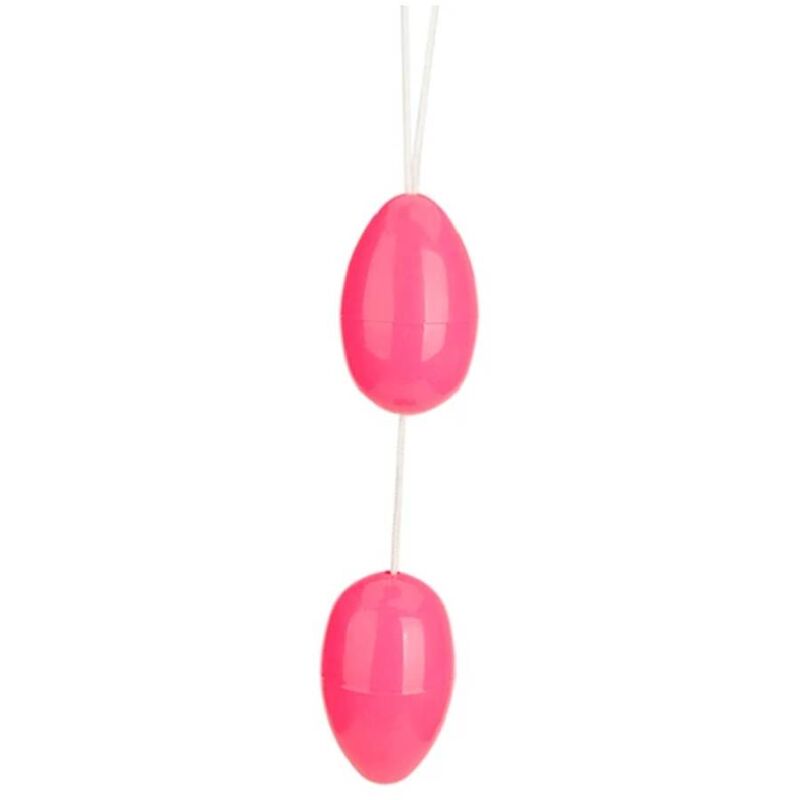 Chaîne anale BAILE Twins Balls, rose