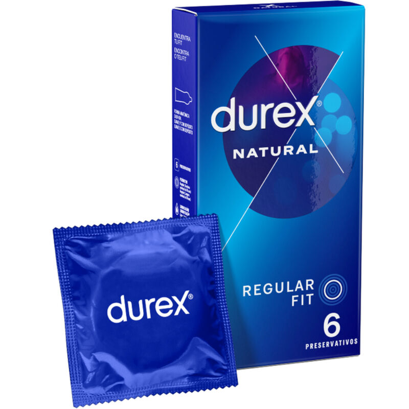 Préservatifs Durex Natural Classic standard, 6 pièces