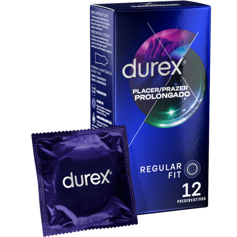 Préservatifs Durex Pleasure Prolonged, 12 pièces