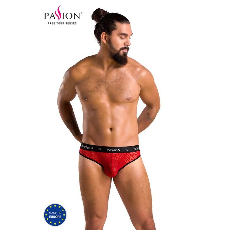 Slip homme PASSION MEN 031, rouge, taille S/M
