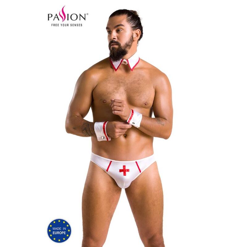 Slip homme en matière stretch extensible, blanc, S/M, confortable à porter PASSION