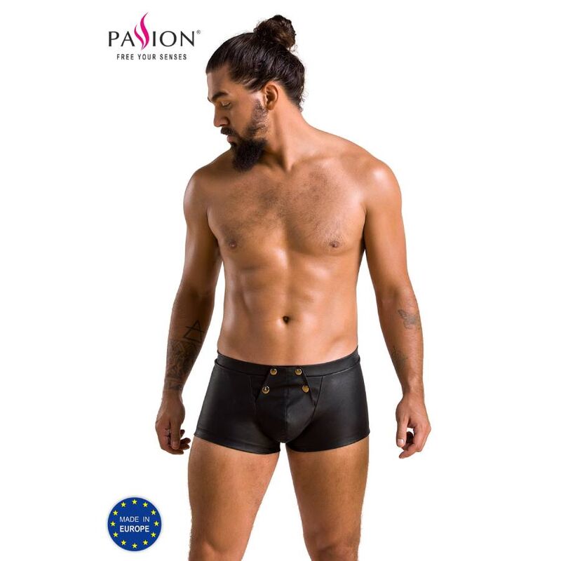 Boxer noir extensible pour un maintien sûr et un confort optimal PASSION