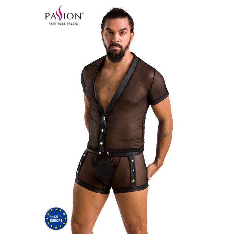 Ensemble de lingerie pour homme PASSION MEN Michael, noir, L/XL